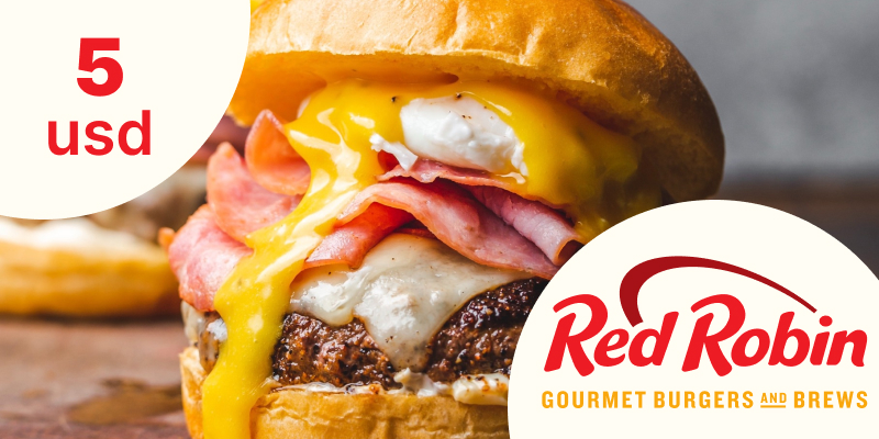 Red Robin Gift Card 5 USD