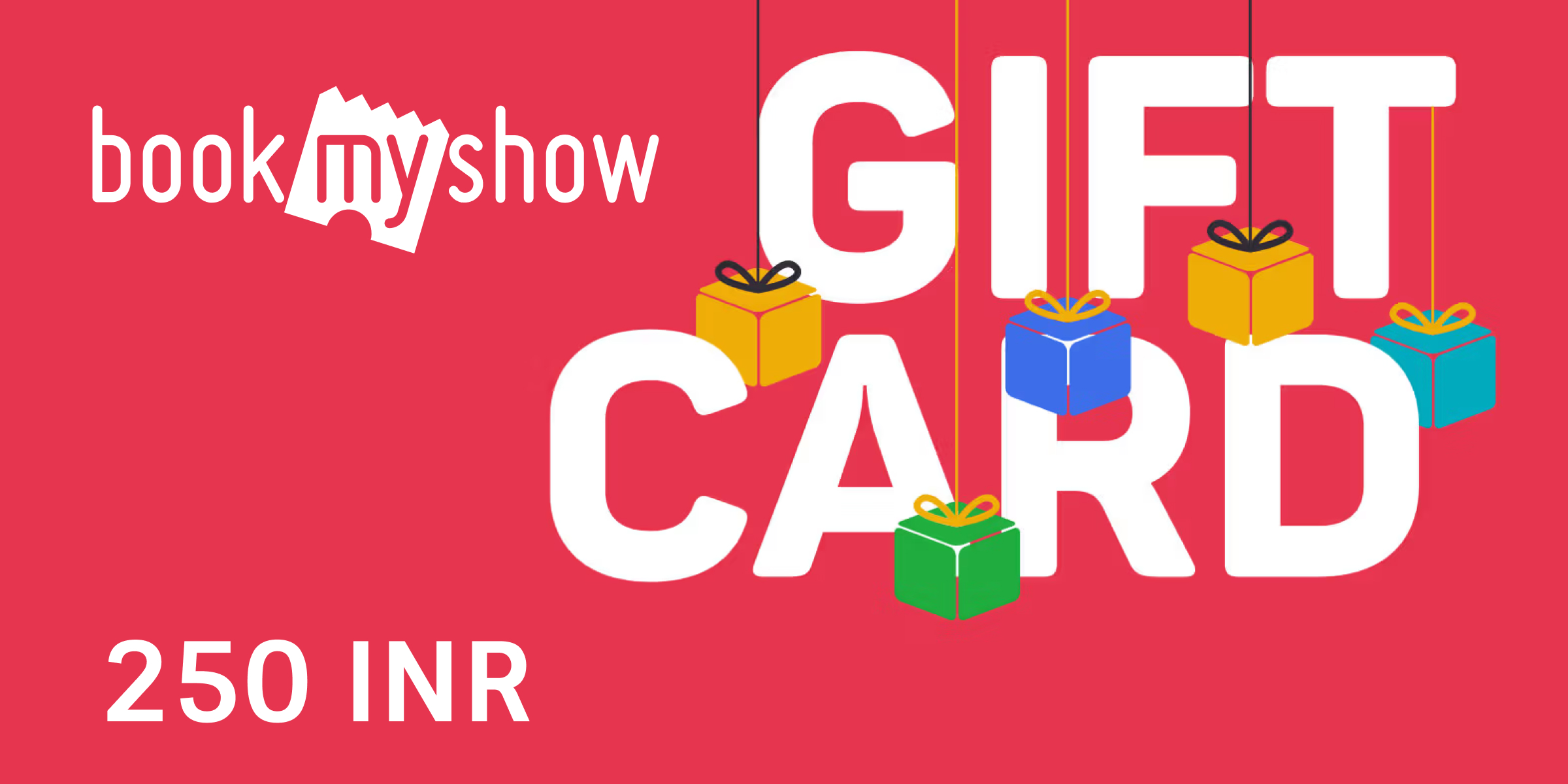BookMyShow Gift Card 250 INR