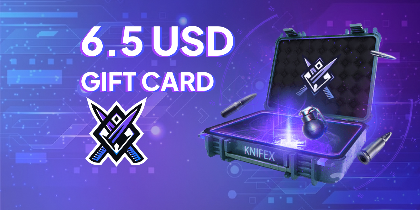Knifex Gift Card 6.5 USD