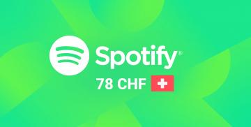 购买 Spotify Gift Card 78 CHF