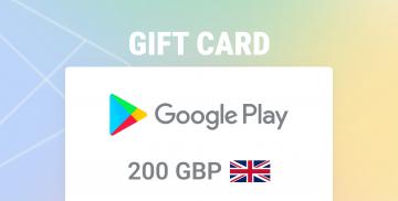 Google Play Gift Card 200 GBP  الشراء