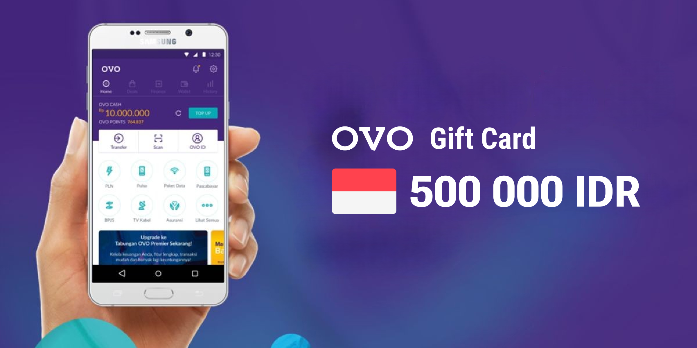 Ovo Cash Gift Card 500 000 IDR