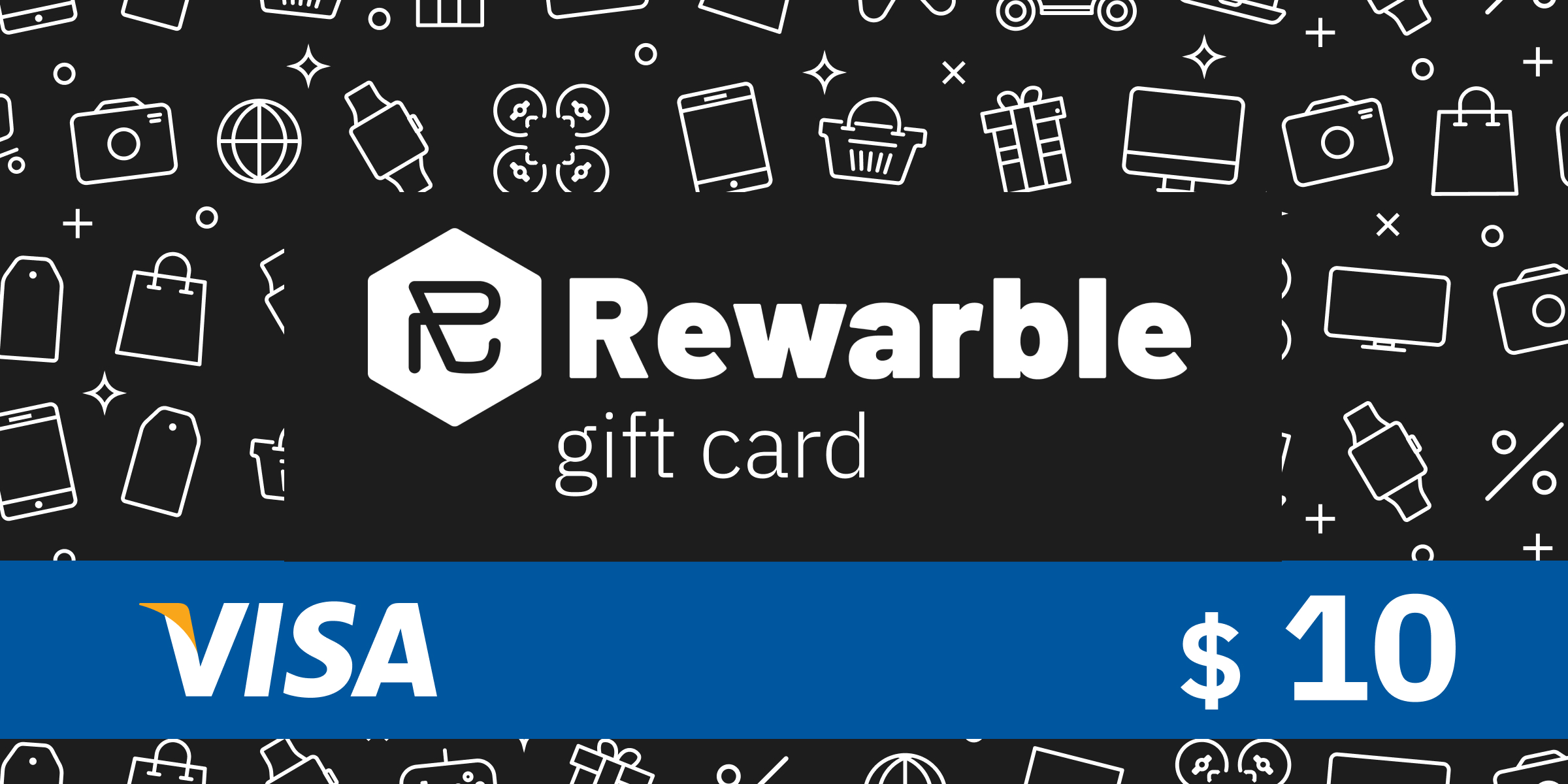 REWARBLE VISA 10 USD
