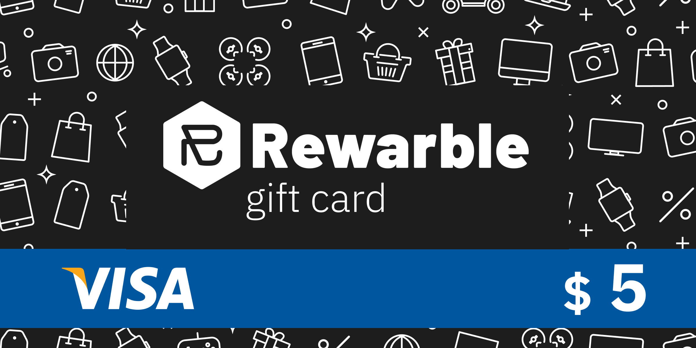 REWARBLE VISA 5 USD