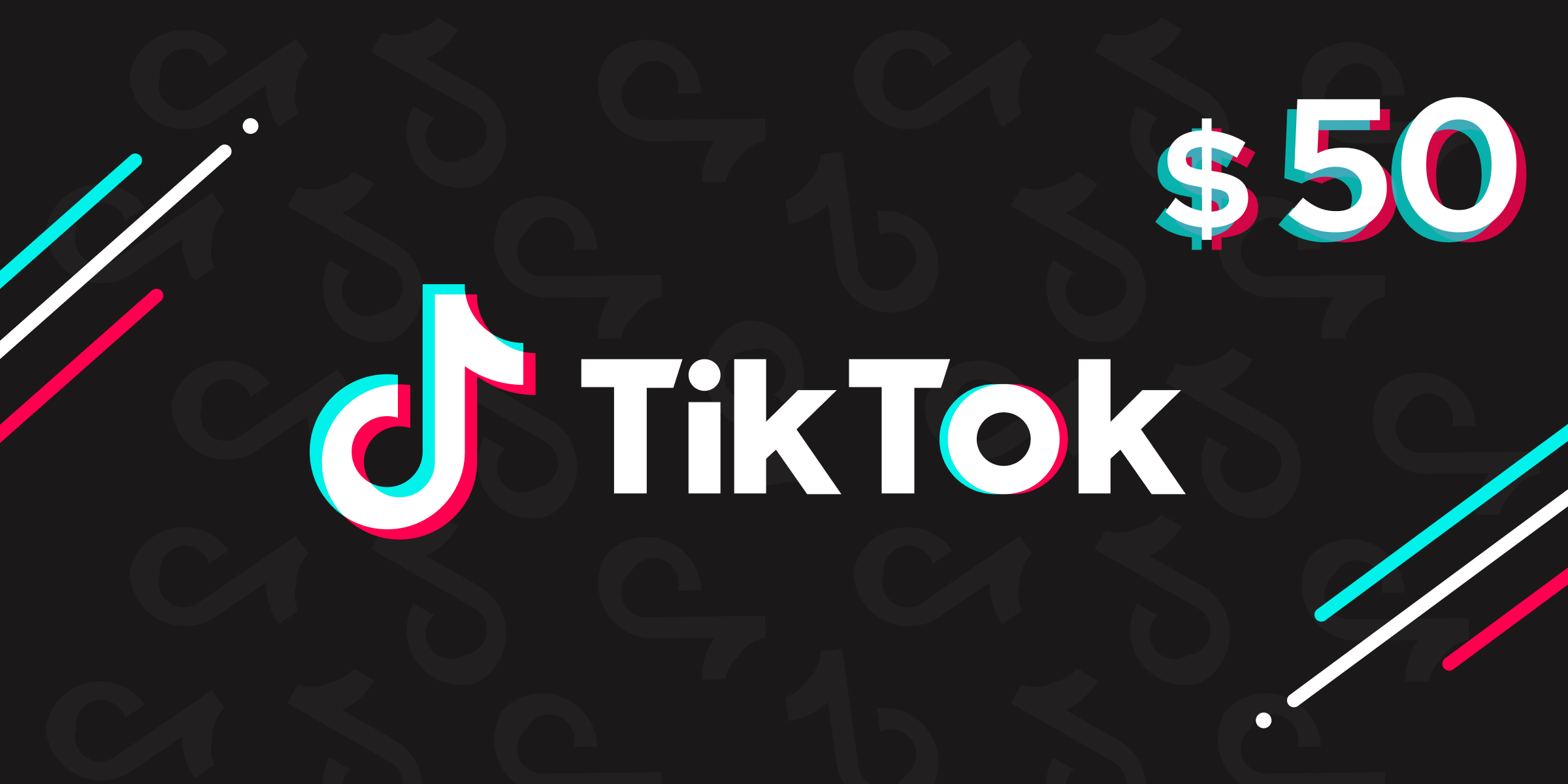 TikTok Gift Card 50 USD