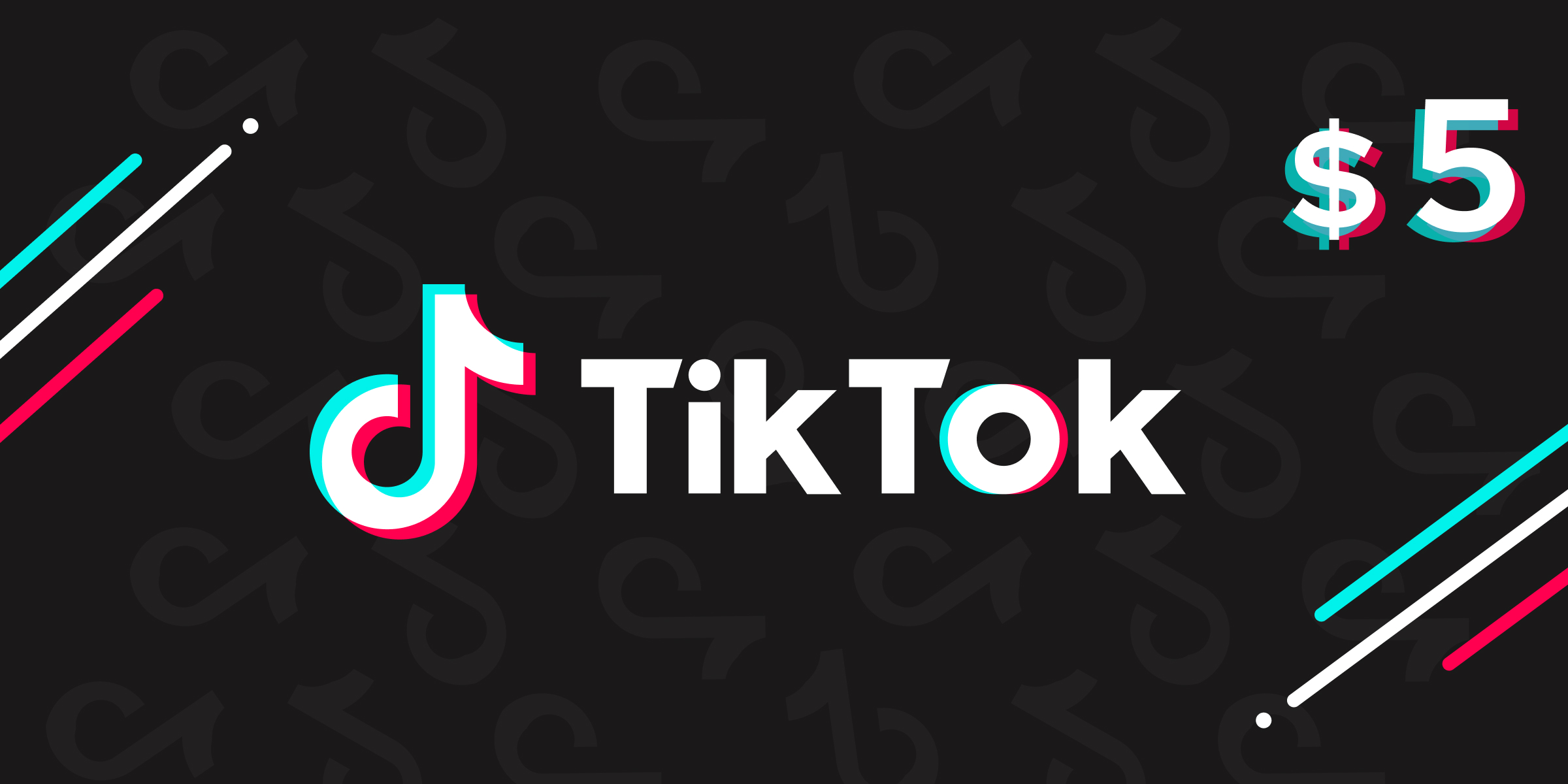 TikTok Gift Card 5 USD