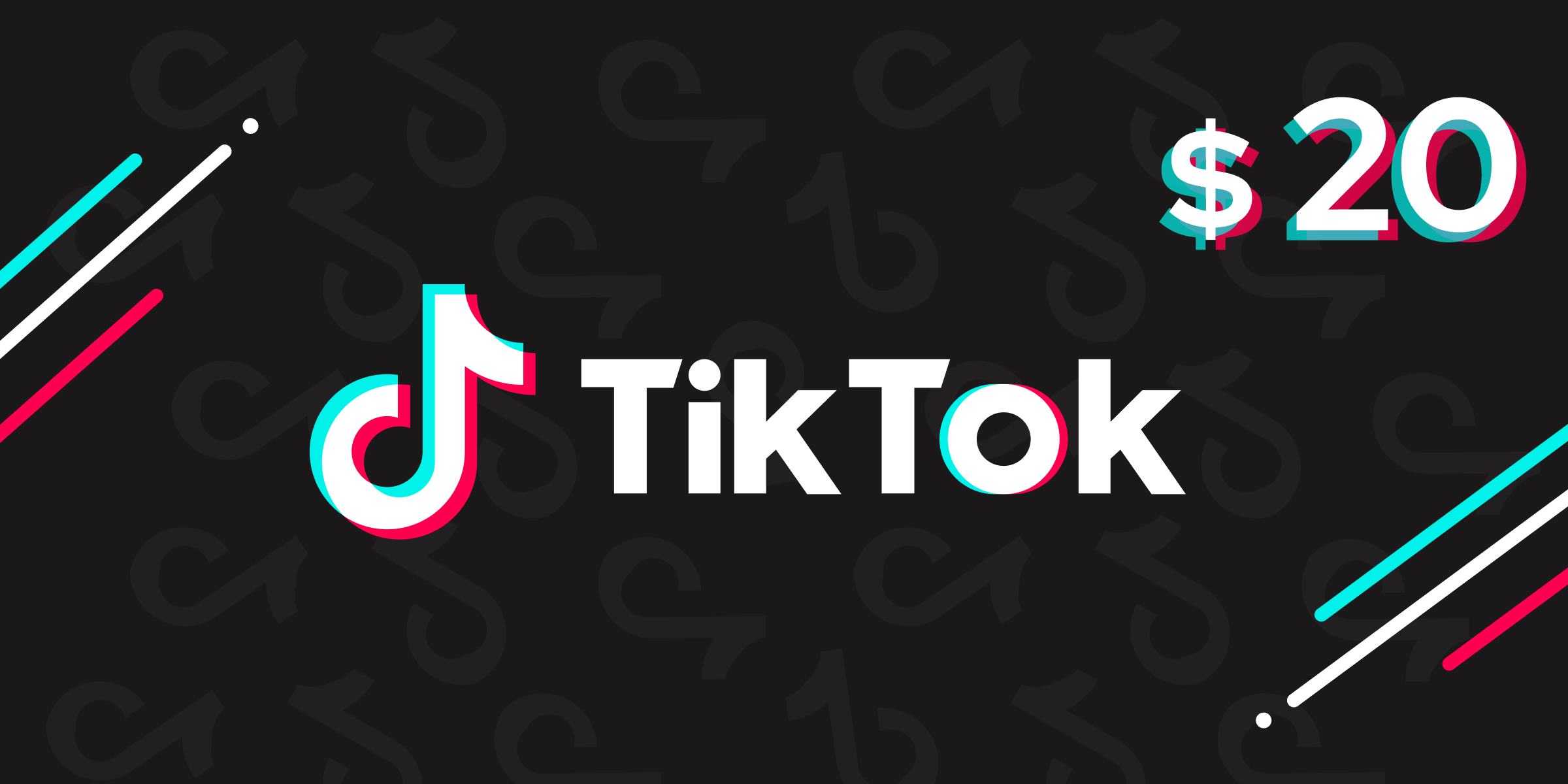 TikTok Gift Card 20 USD