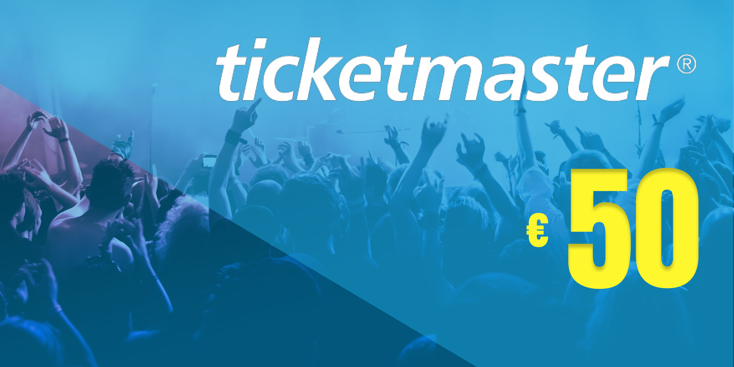 Ticketmaster Gift Card 50 EUR