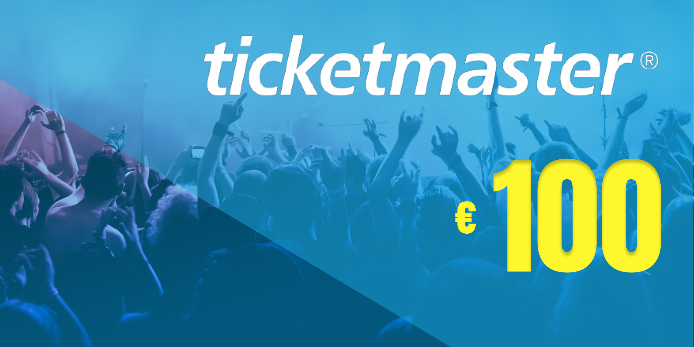 Ticketmaster Gift Card 100 EUR