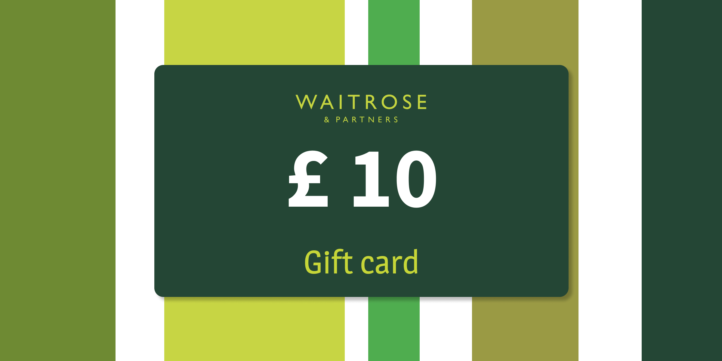 Waitrose Gift Card 10 GBP
