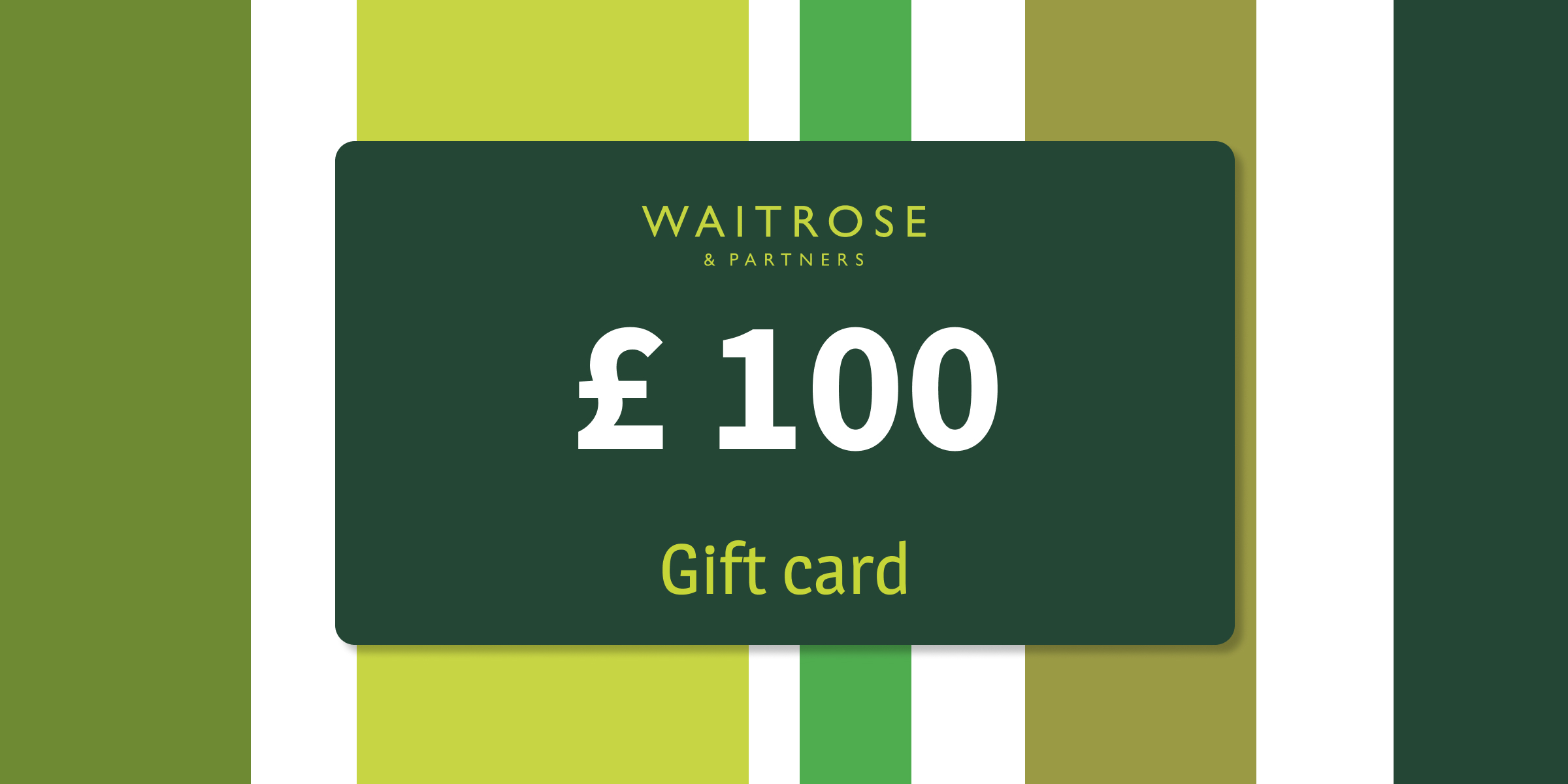 Waitrose Gift Card 100 GBP