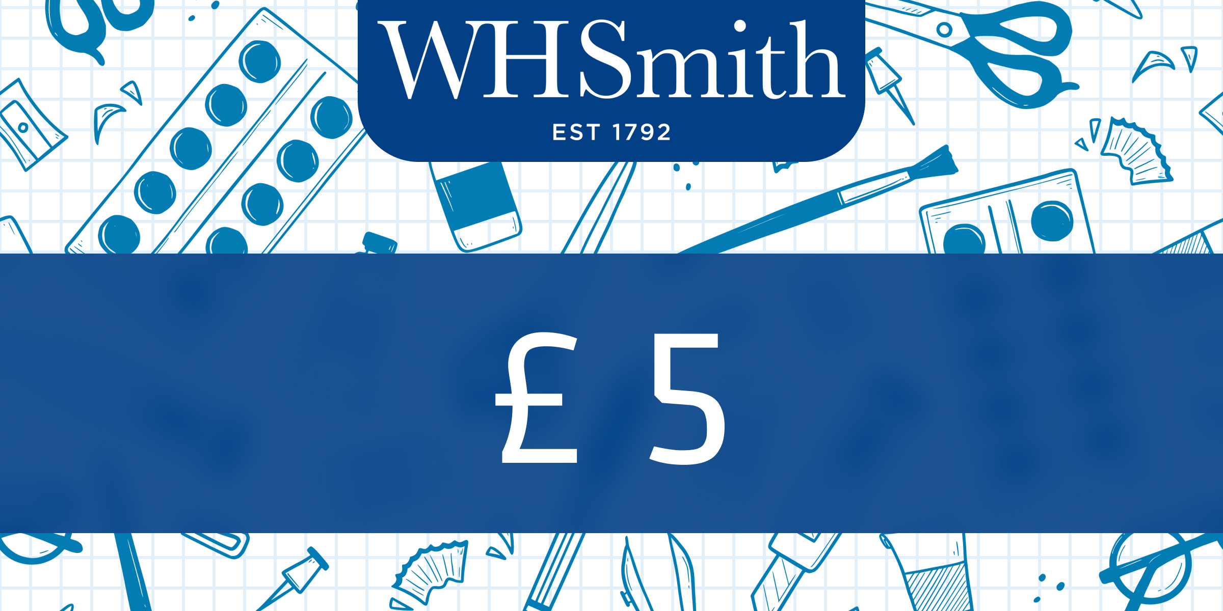 WHSmith Gift Card 5 GBP