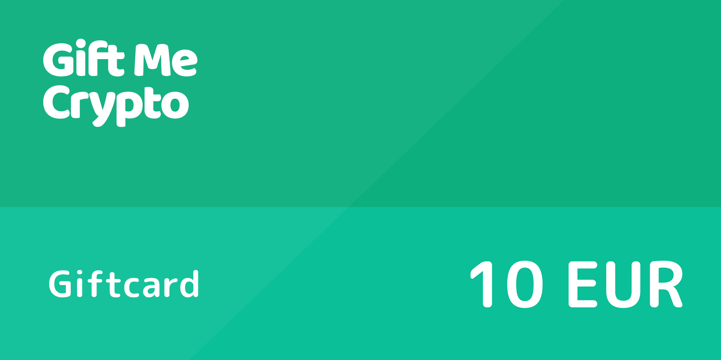 Gift Me Crypto Gift Card 10 EUR