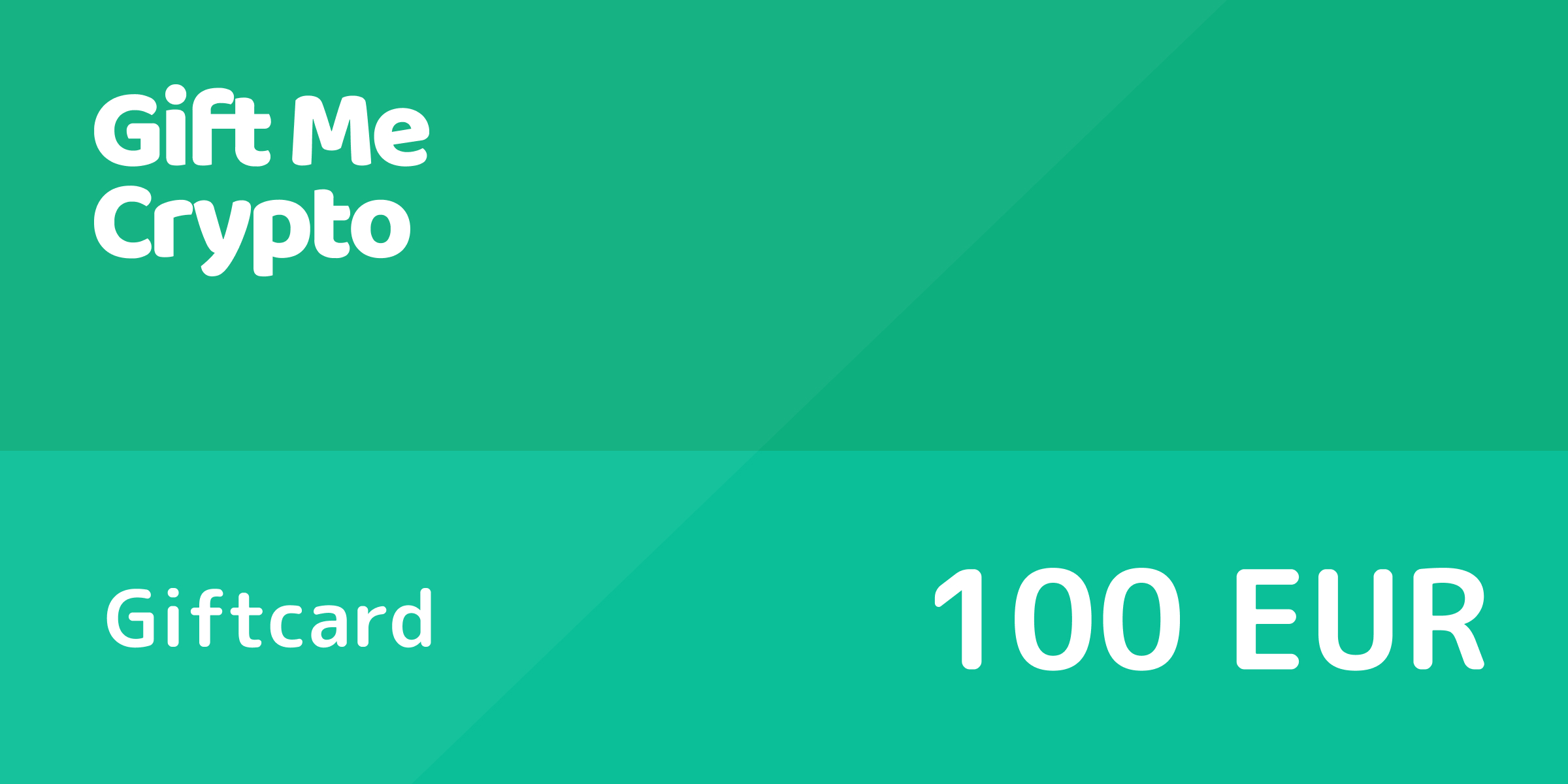 Gift Me Crypto Gift Card 100 EUR