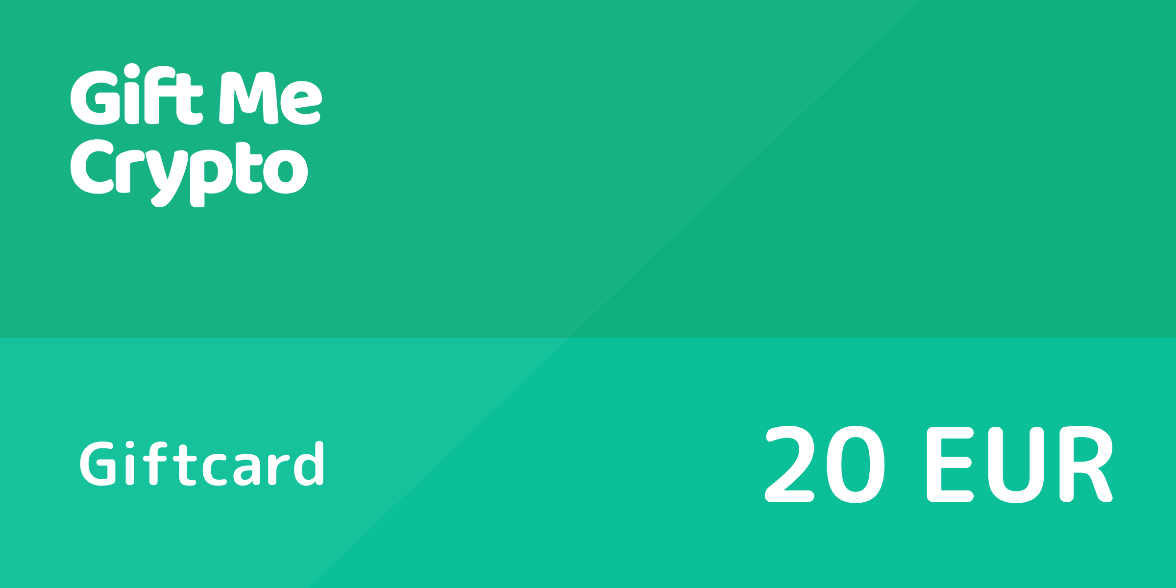 Gift Me Crypto Gift Card 20 EUR