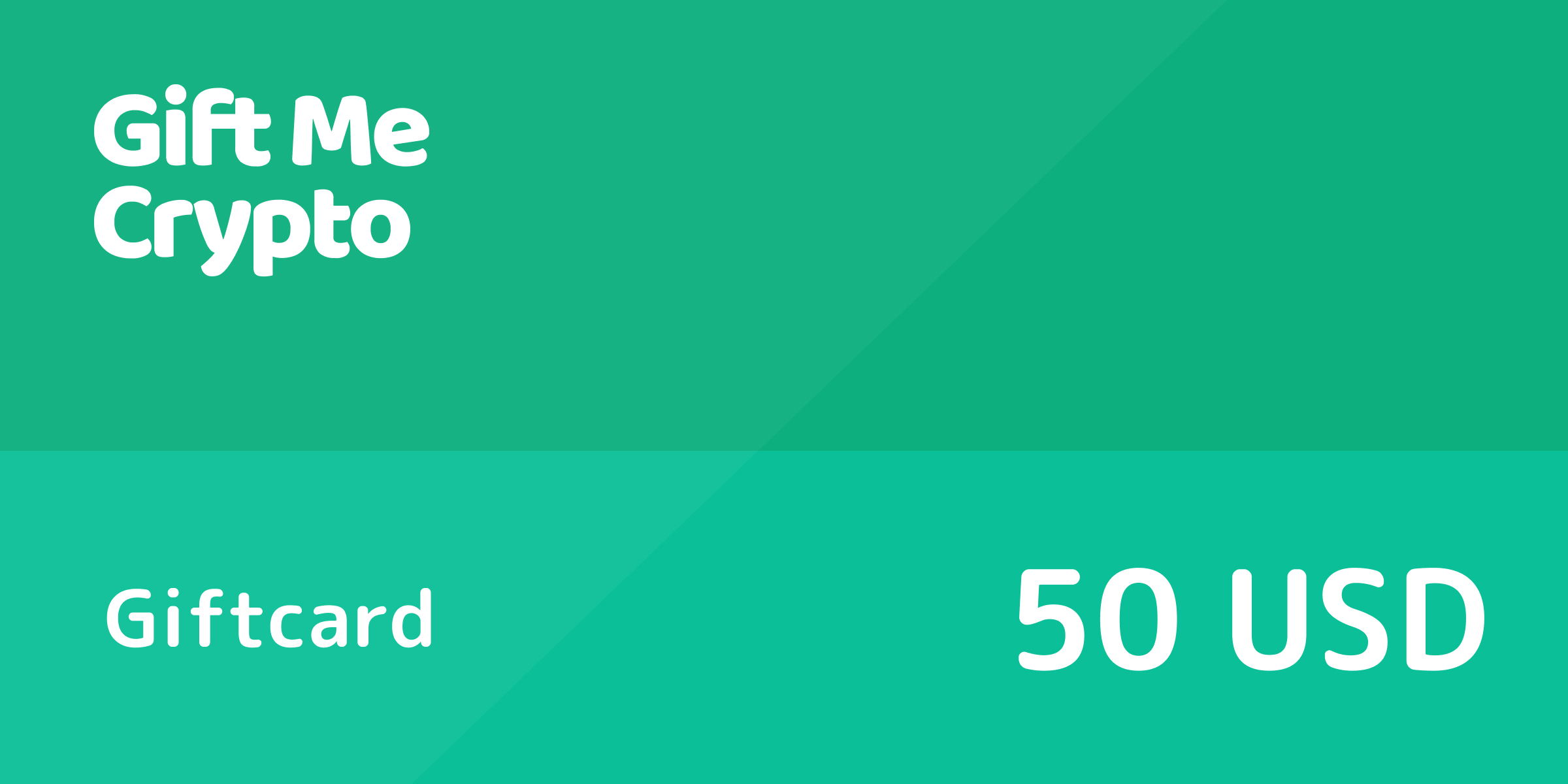 Gift Me Crypto Gift Card 50 USD