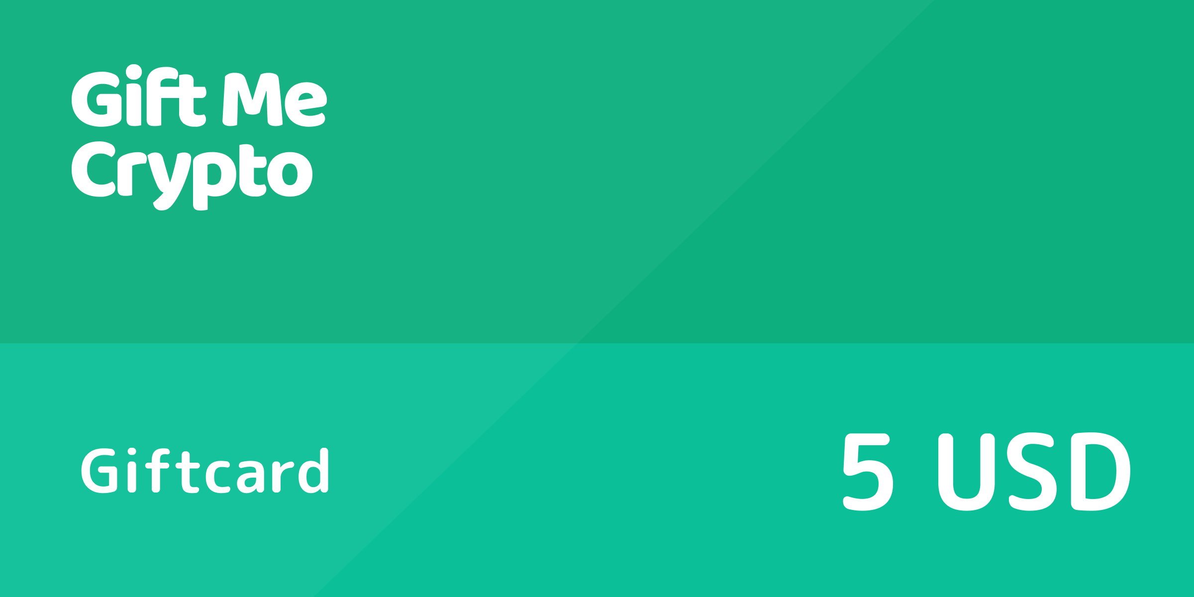 Gift Me Crypto Gift Card 5 USD