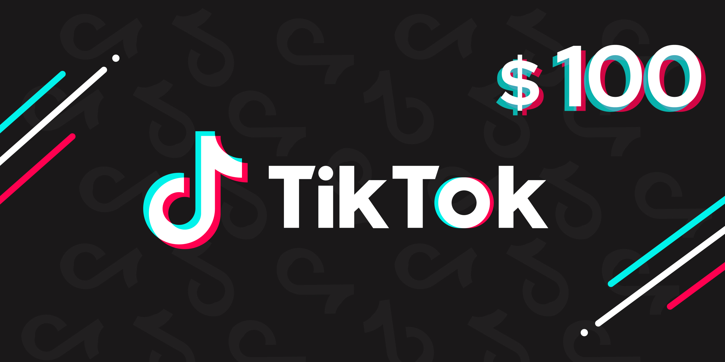 TikTok Gift Card 100 USD