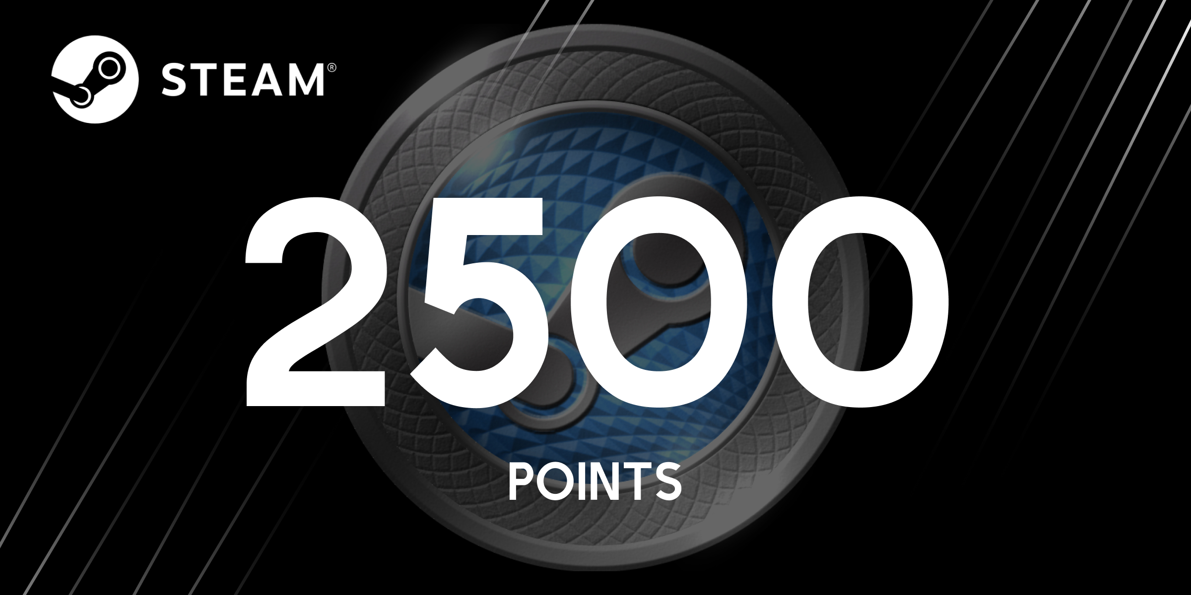 Steam Points 2500