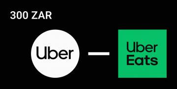 Buy UBER Ride and Eats 300 ZAR 