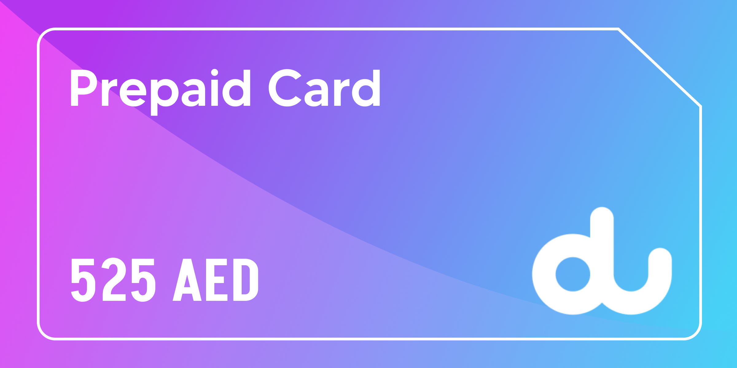 Du Prepaid Card 525 AED