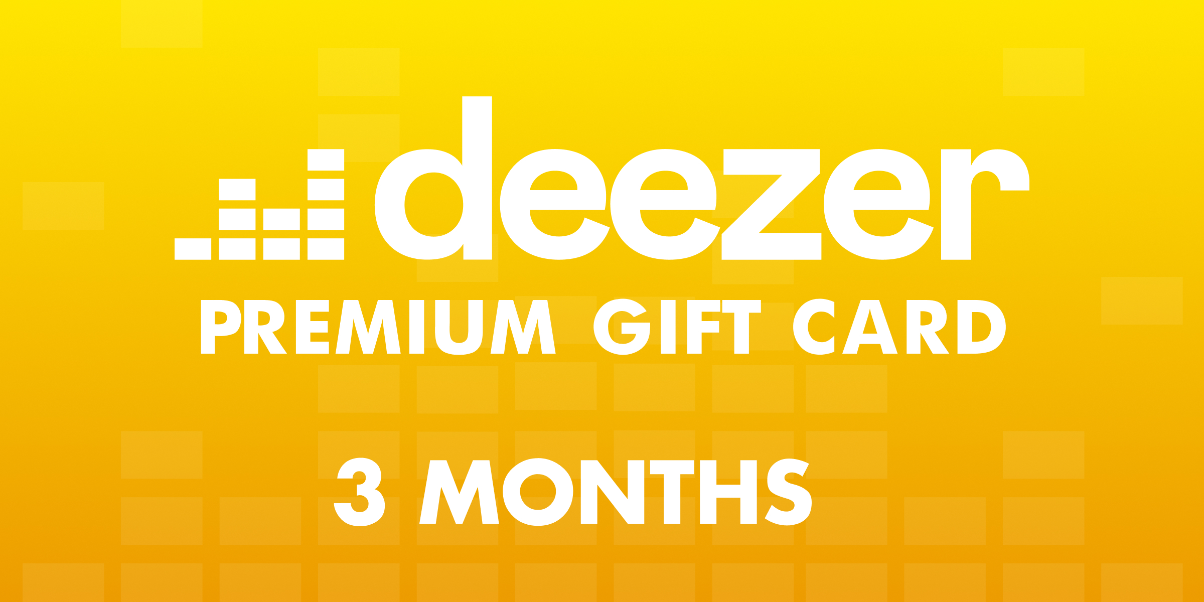 Deezer Premium Gift Card 3 Month