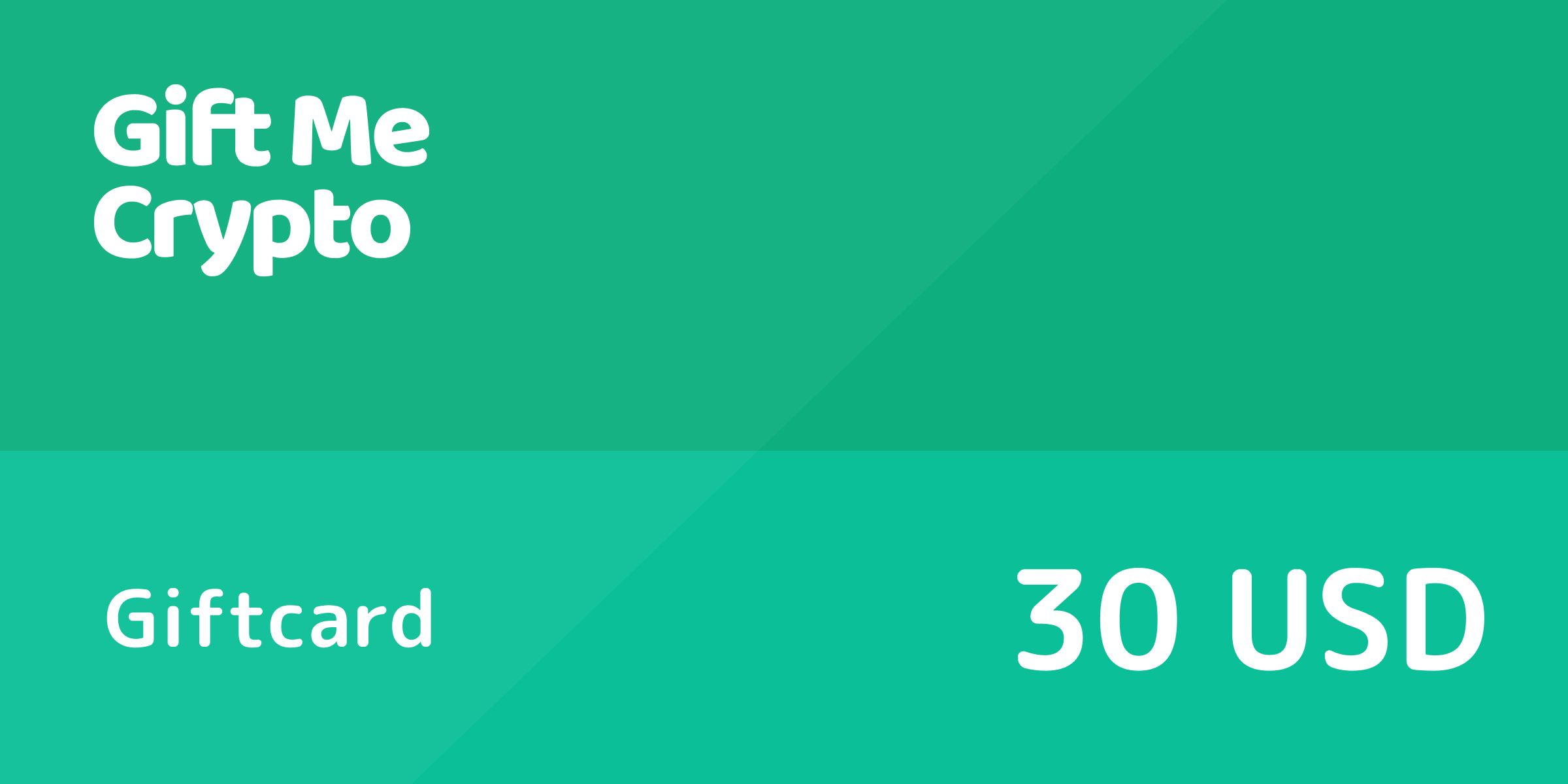 Gift Me Crypto Gift Card 30 USD