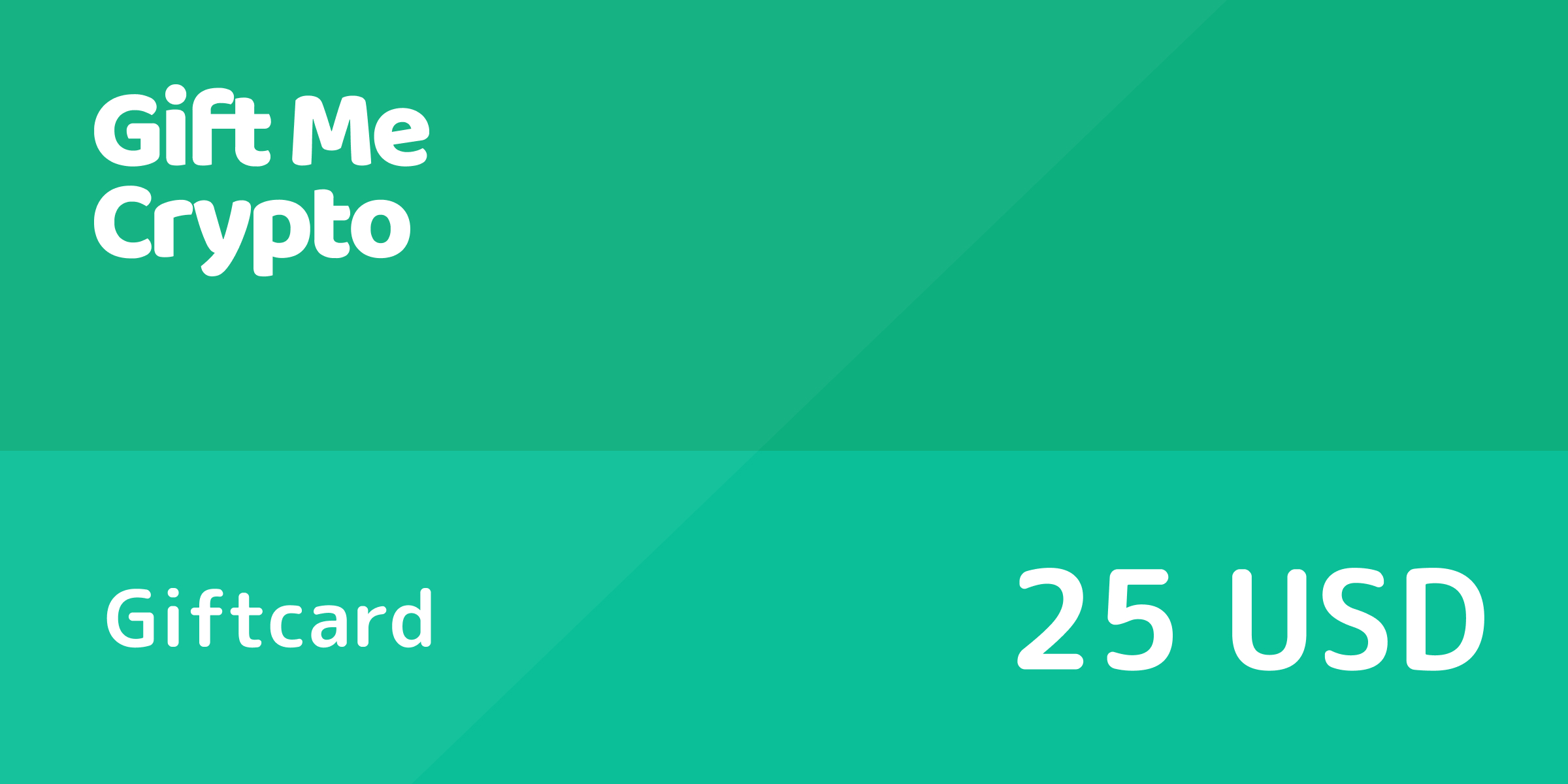 Gift Me Crypto Gift Card 25 USD