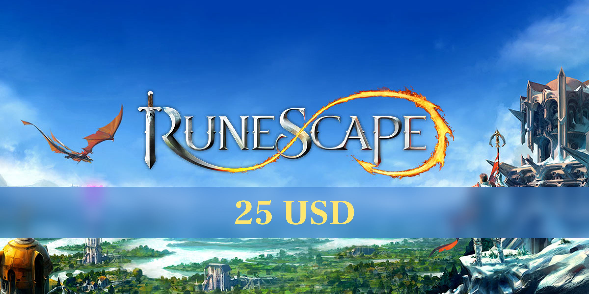 Runescape Prepaid Card 25 USD