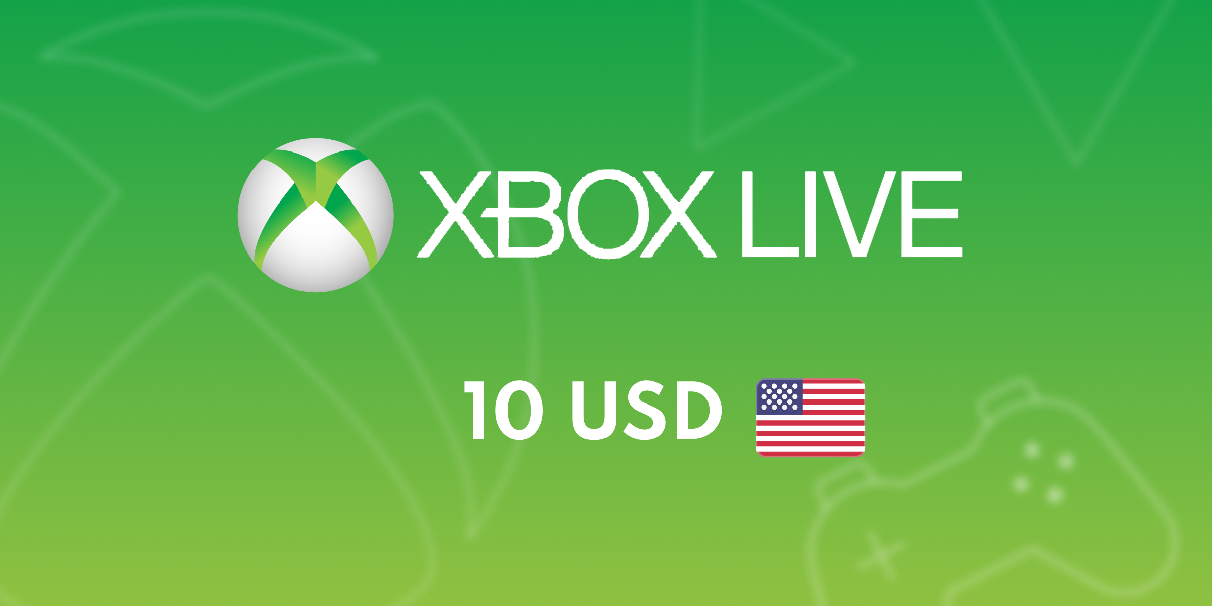XBOX Live Gift Card 10 USD