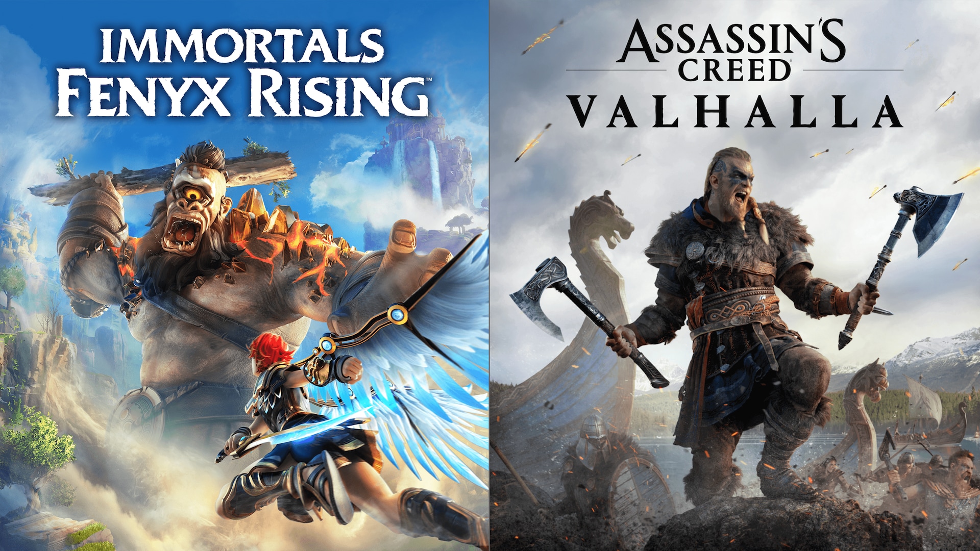 Assassins Creed Valhalla and Immortals Fenyx Rising Bundle (Xbox Series X)