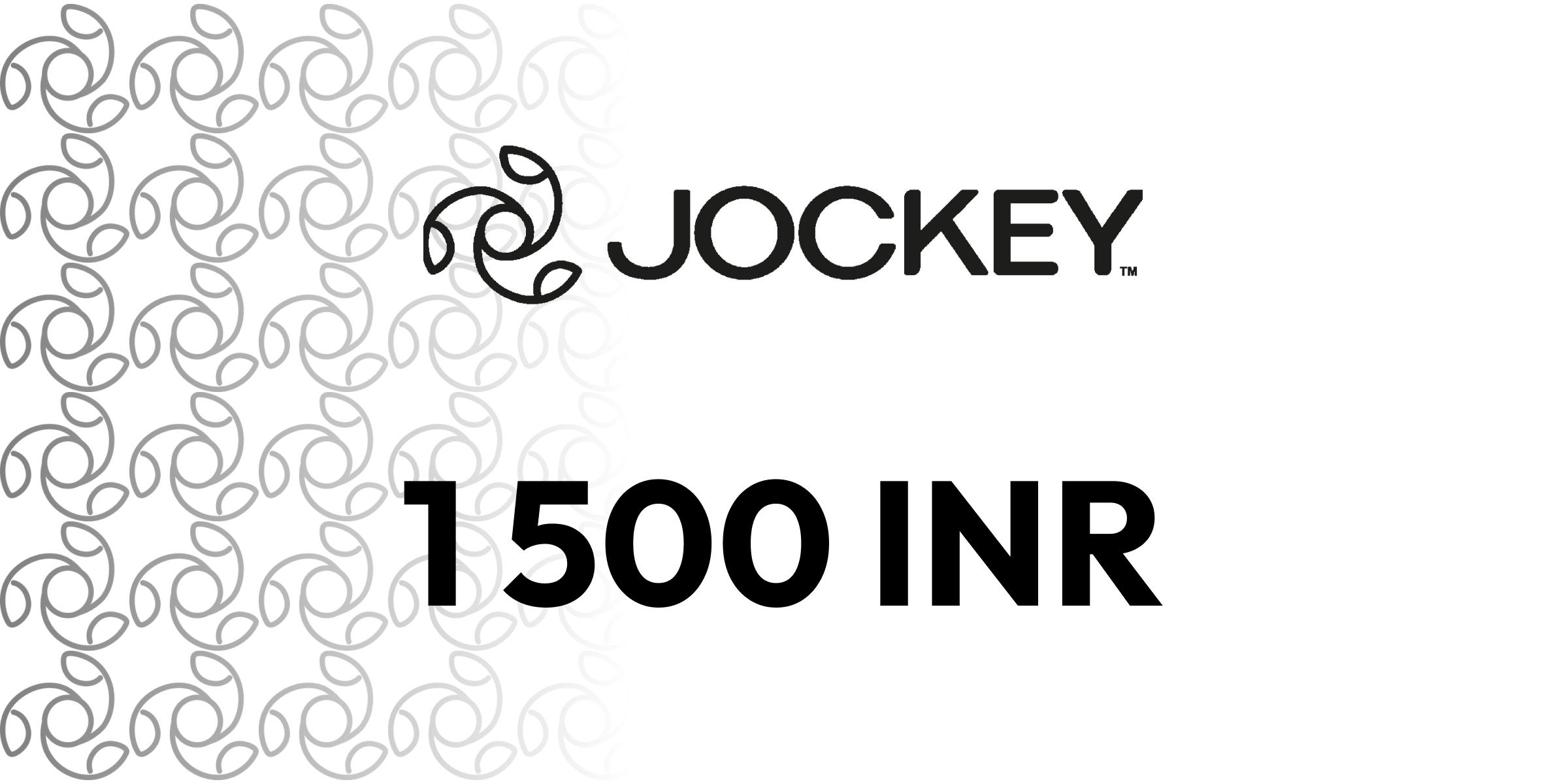Jockey Gift Card 1500 INR