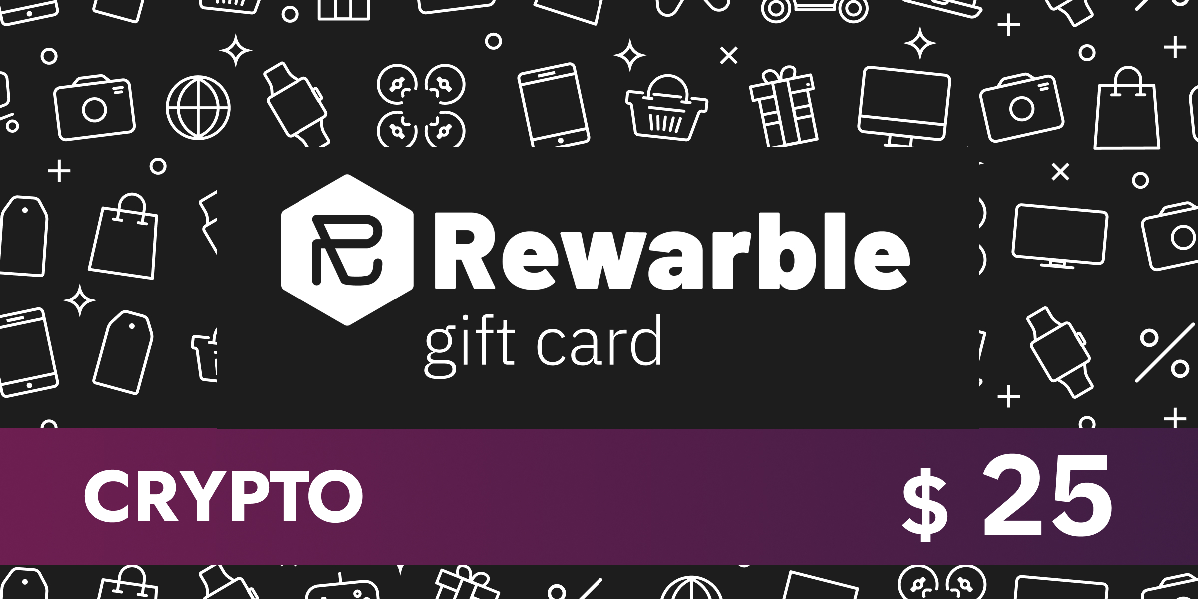 Rewarble Crypto Gift Card 25 USD