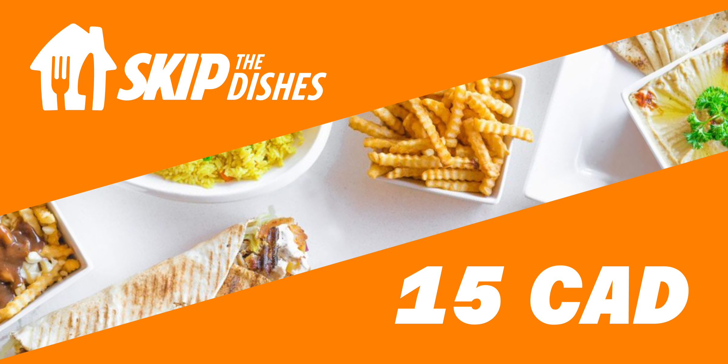 SkipTheDish Gift Card 15 CAD
