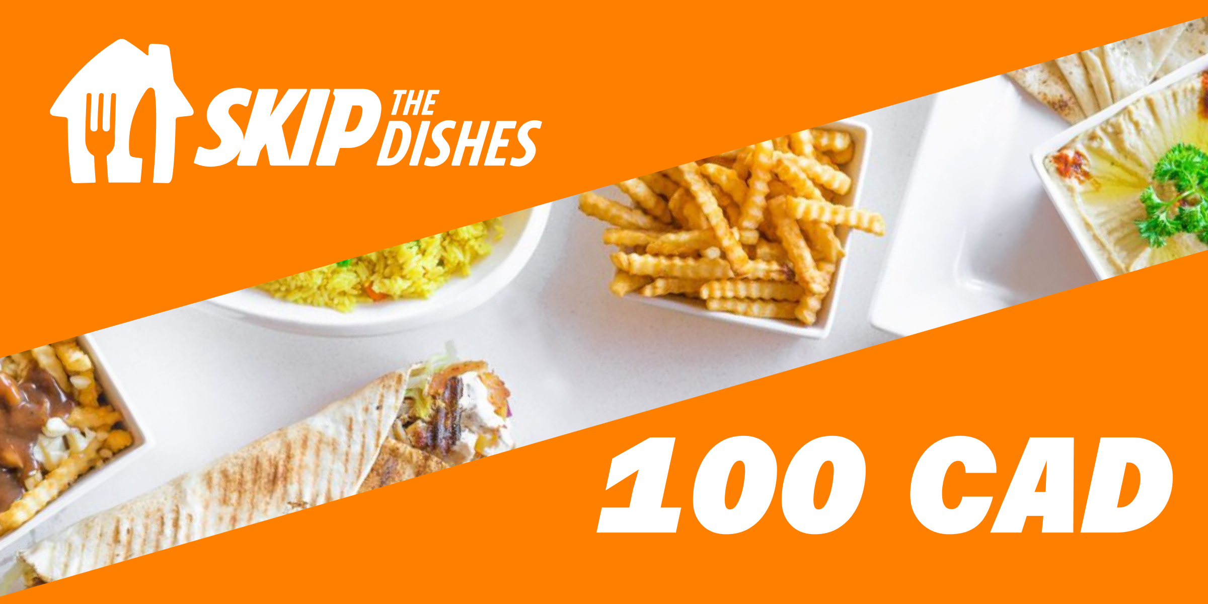 SkipTheDish Gift Card 100 CAD