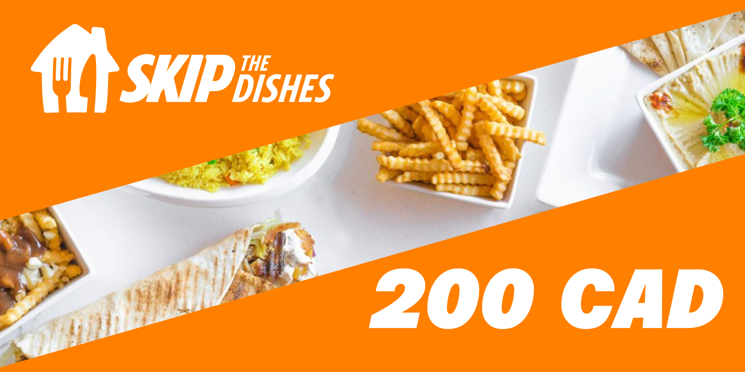 SkipTheDish Gift Card 200 CAD