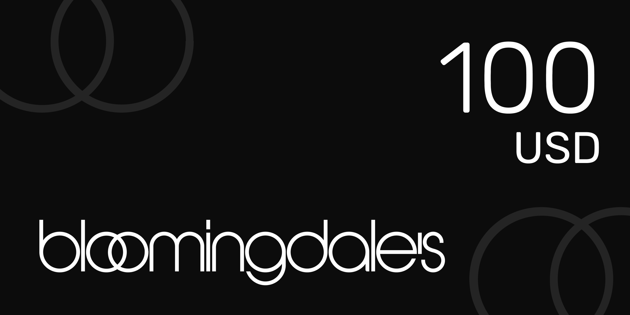 Bloomingdales Gift Card 100 USD