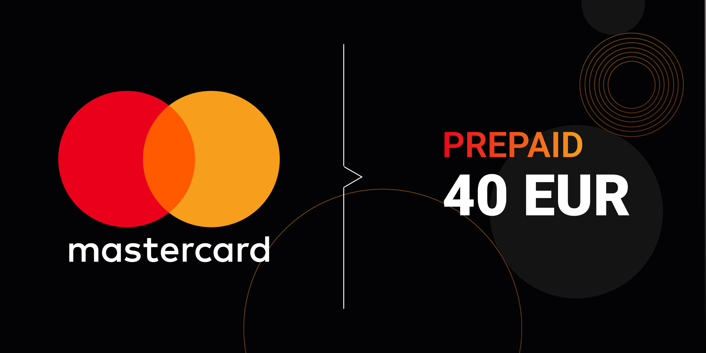 Prepaid Mastercard 40 EUR