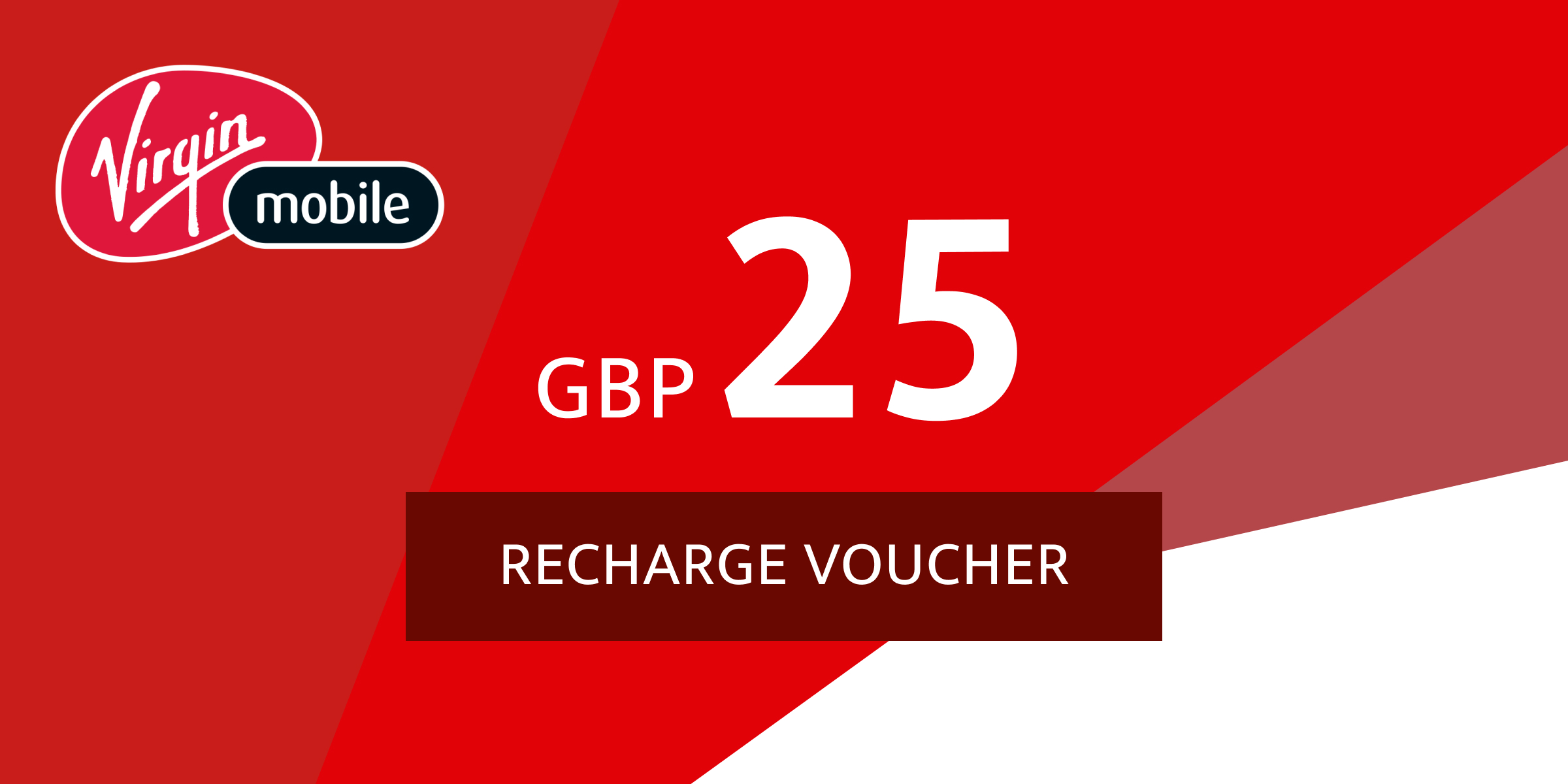 Virgin Mobile Gift Card 25 GBP