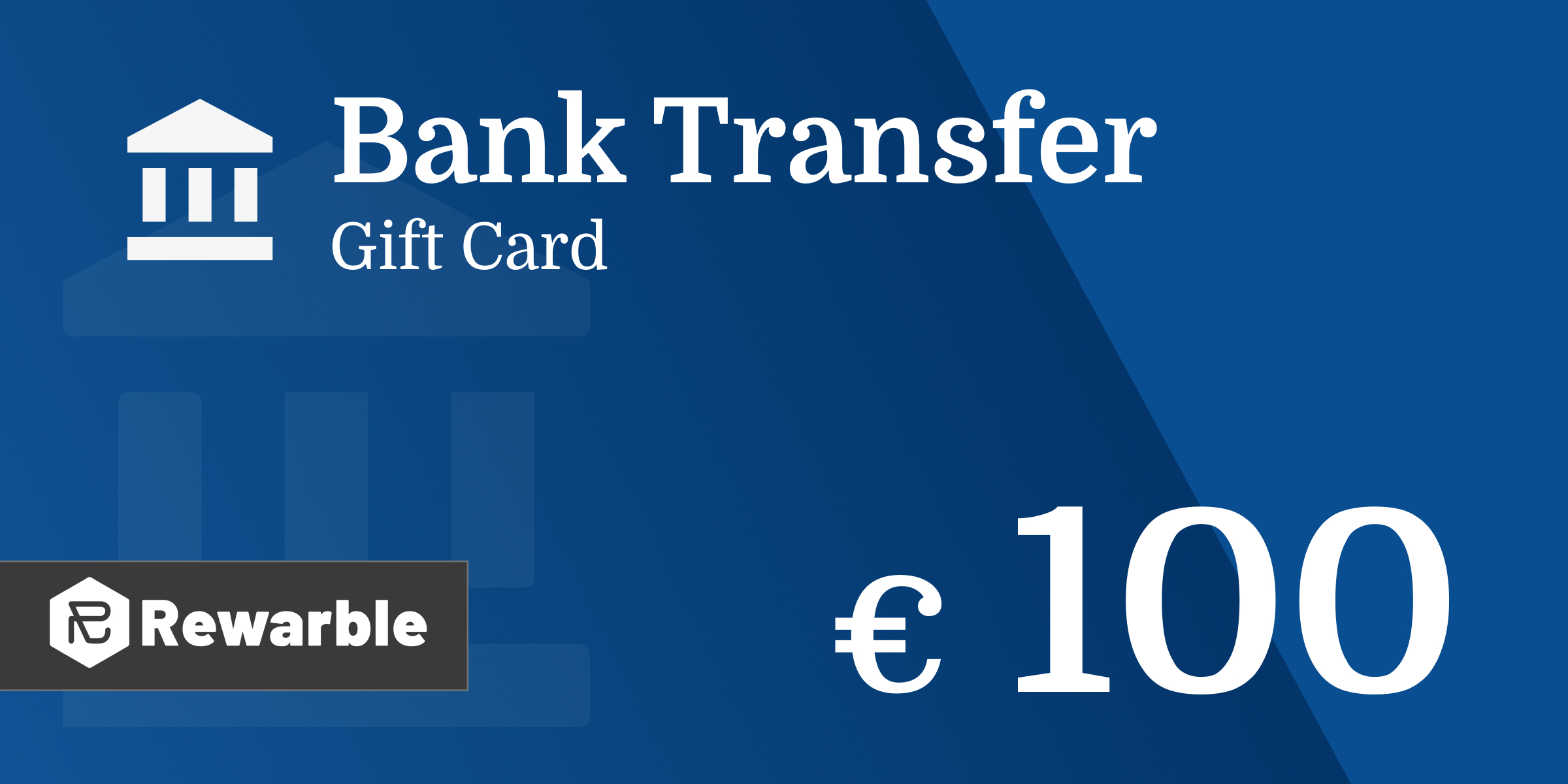 Bank Transfer Gift Card 100 EUR