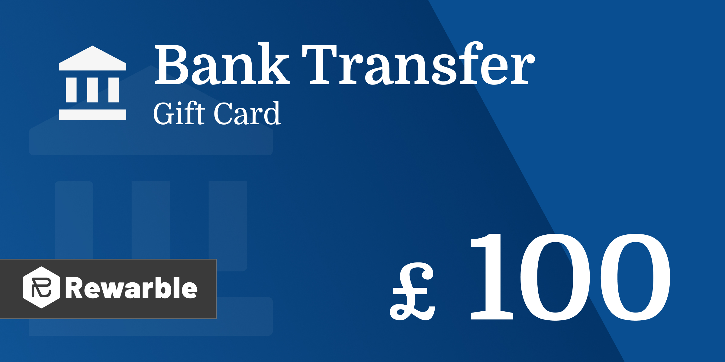 Bank Transfer Gift Card 100 GBP
