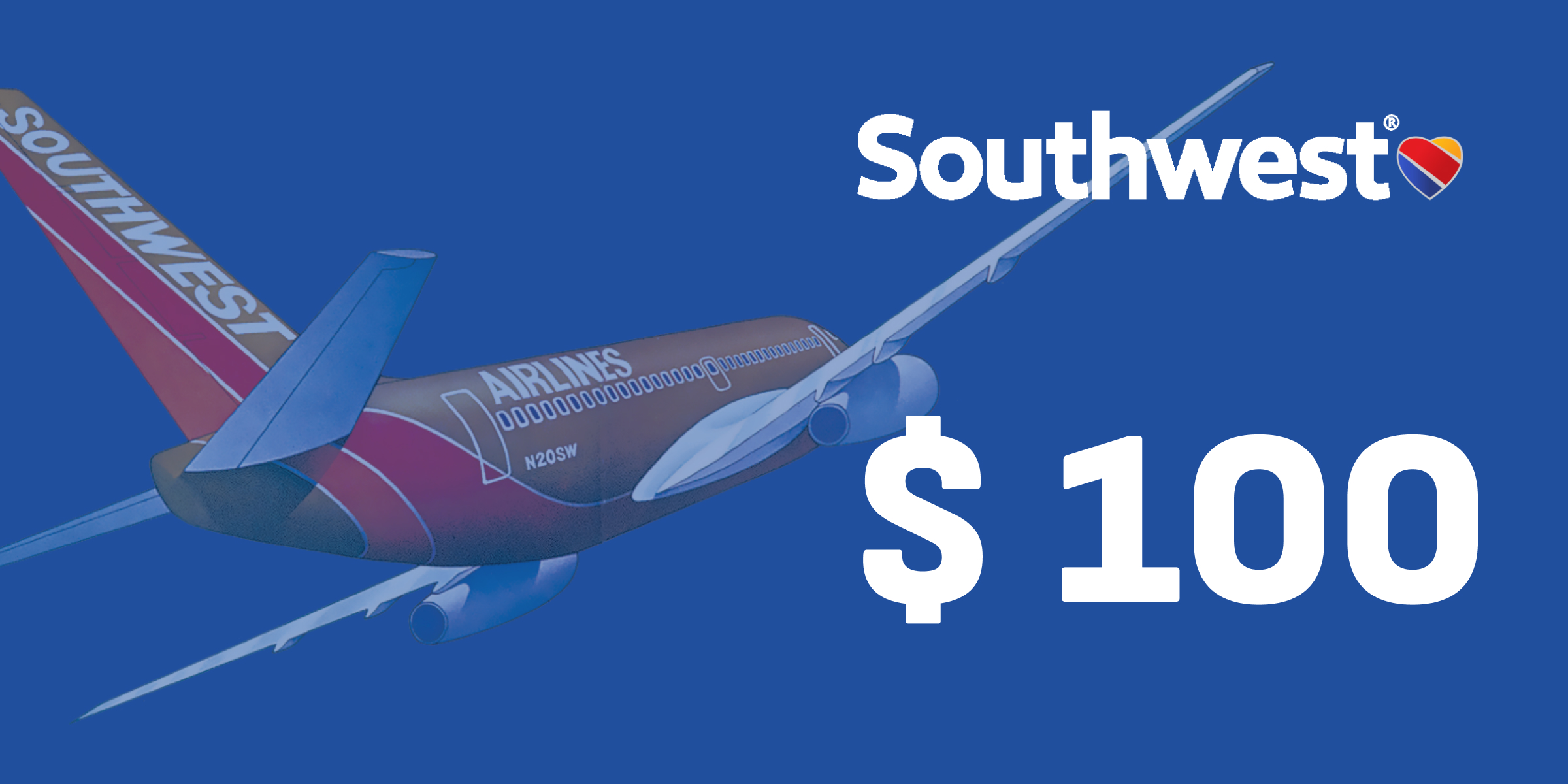 Southwest Gift Card 100 USD