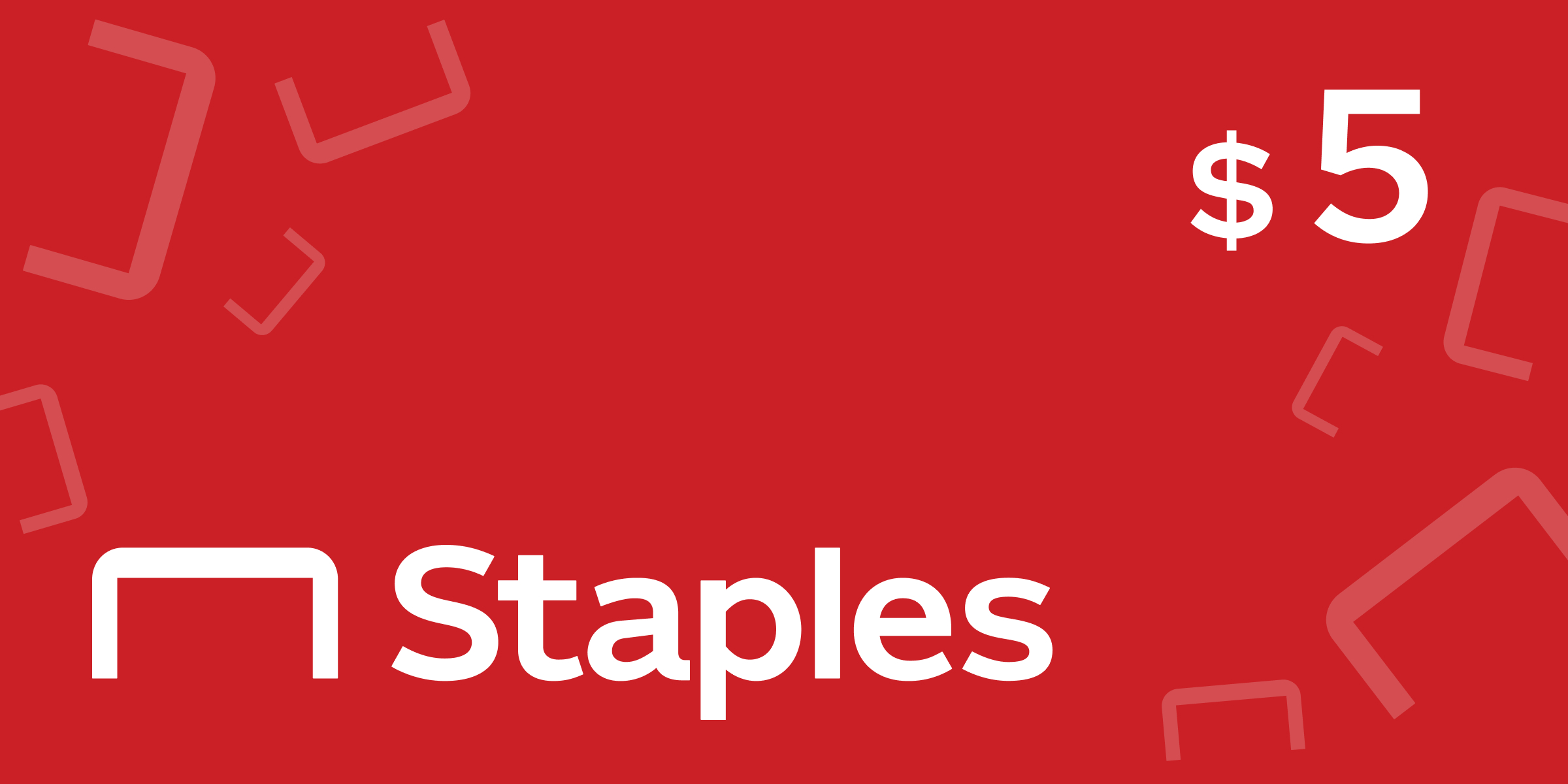 Staples Gift Card 5 USD