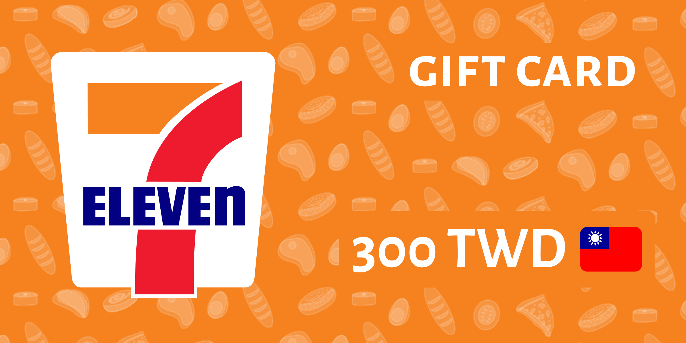 7 Eleven Gift Card 300 TWD