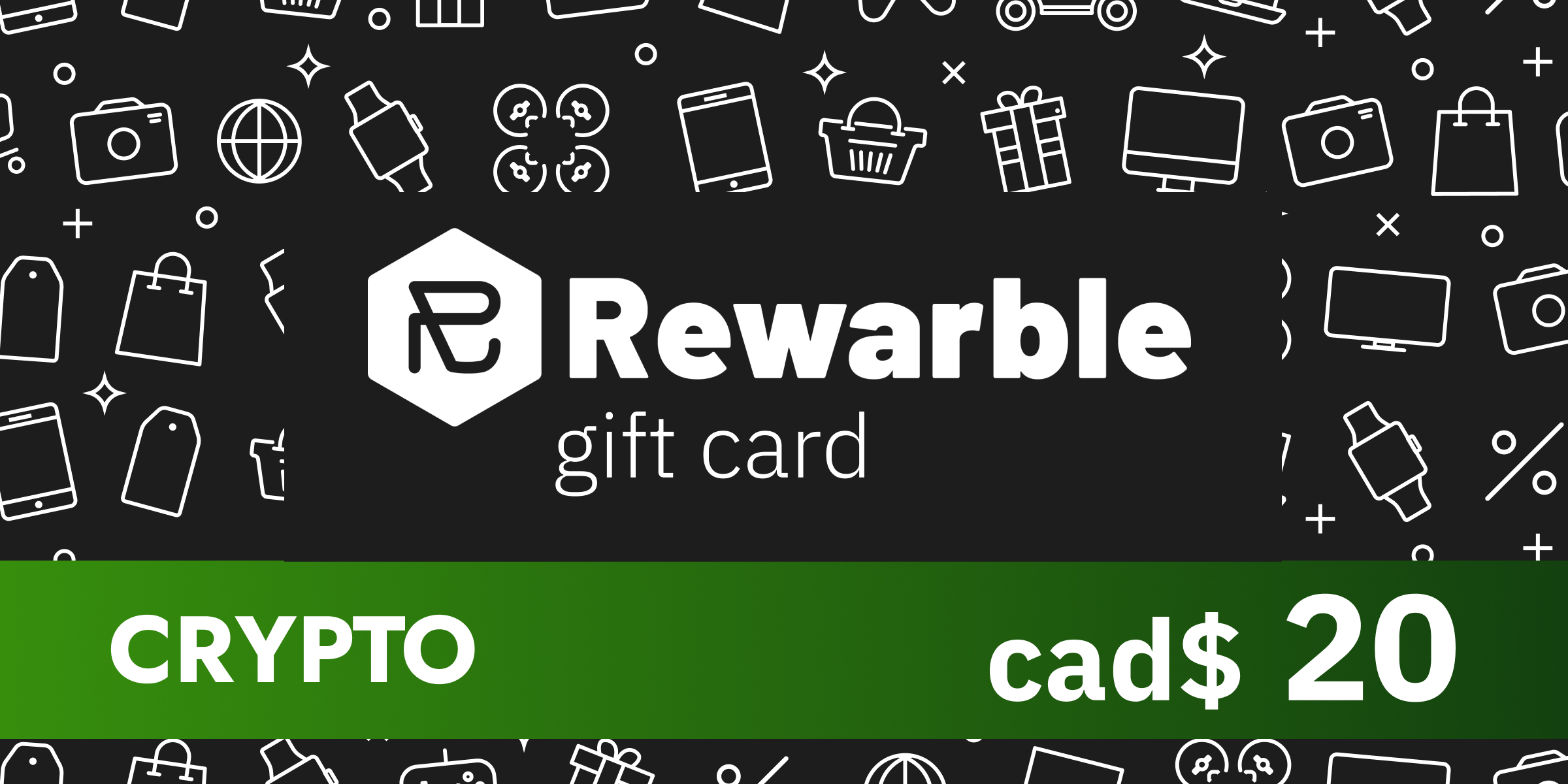 Rewarble Crypto Gift Card 20 CAD