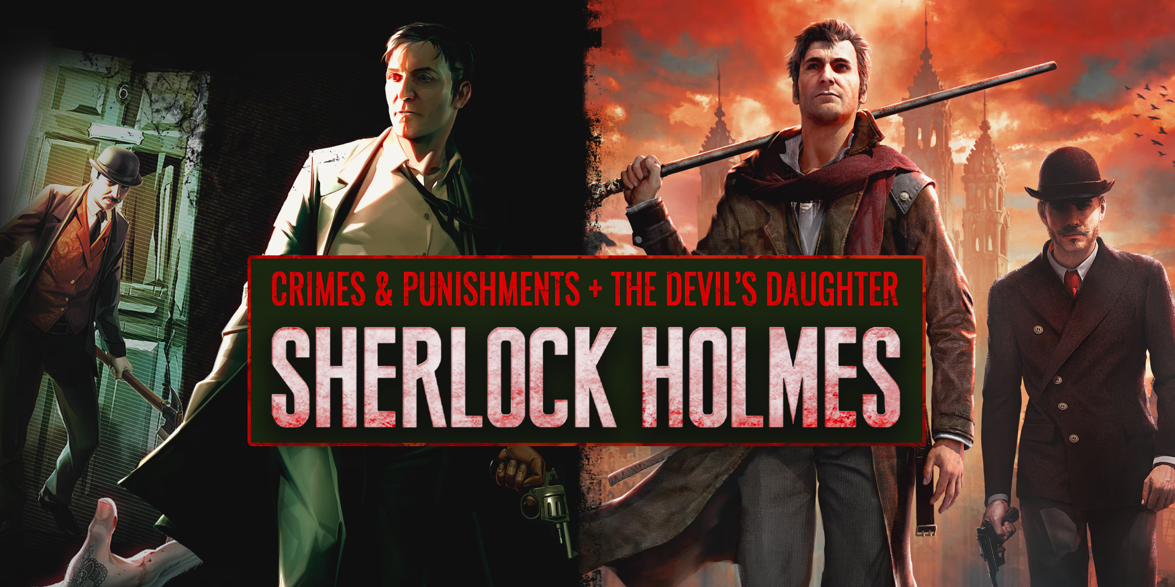 Sherlock Holmes Crimes and Punishments plus The Devils Daughter Bundle (Xbox)
