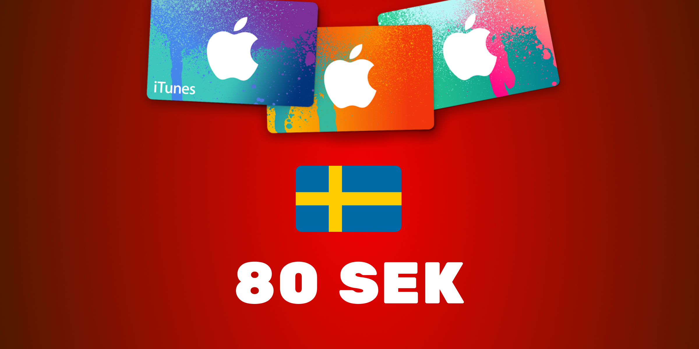 Apple iTunes Gift Card 80 SEK