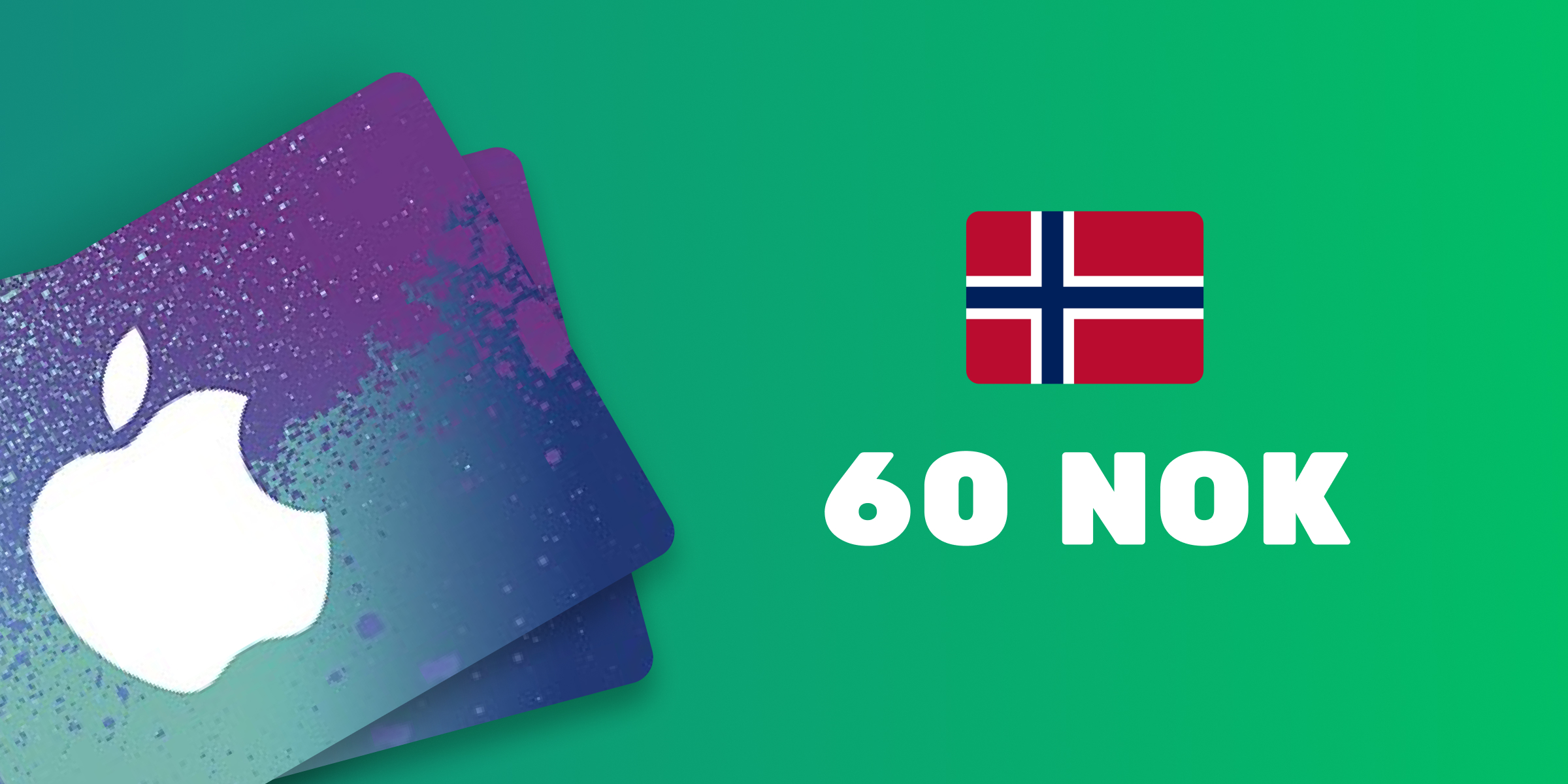 Apple iTunes Gift Card 60 NOK