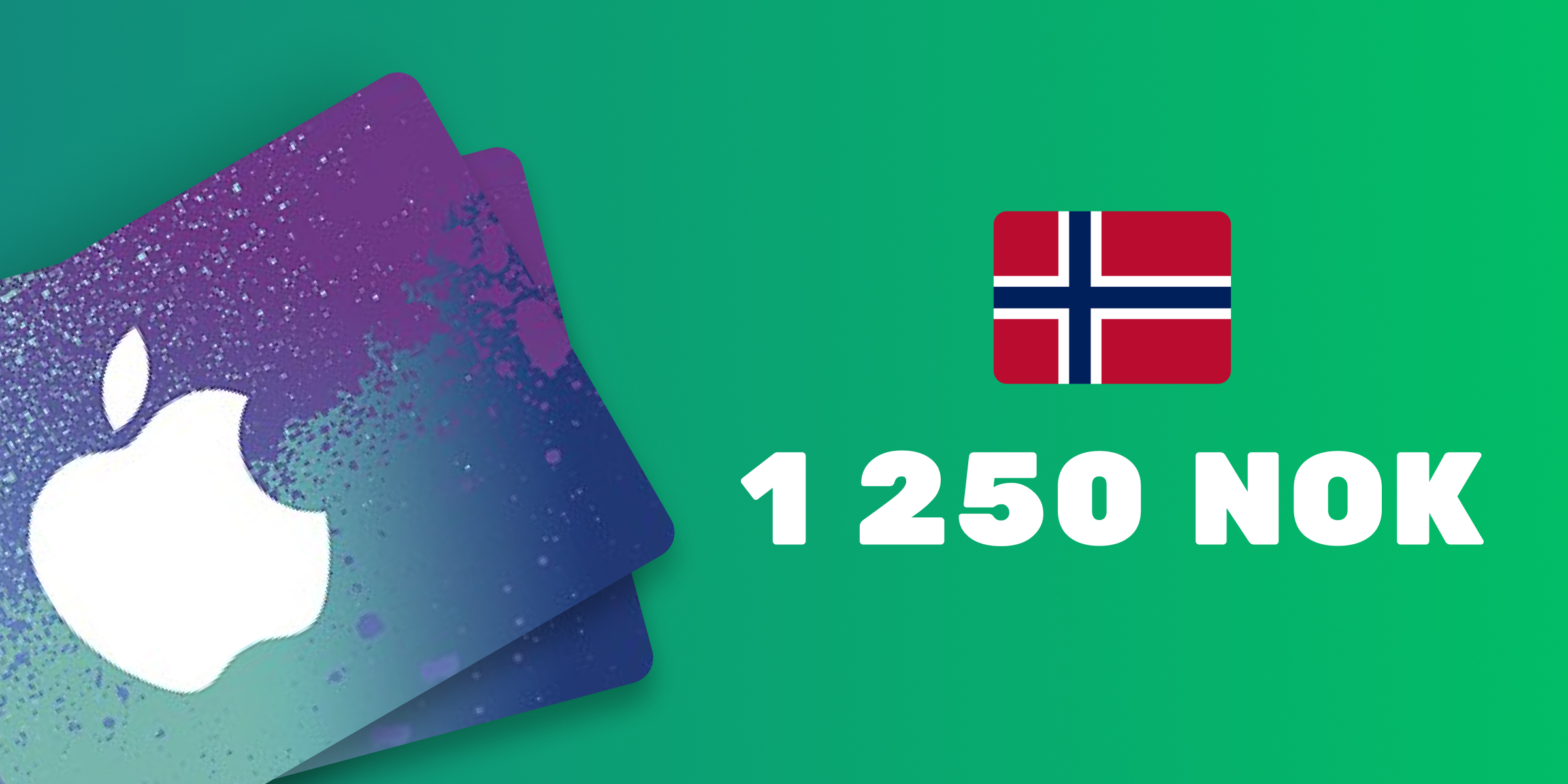 Apple iTunes Gift Card 1250 NOK