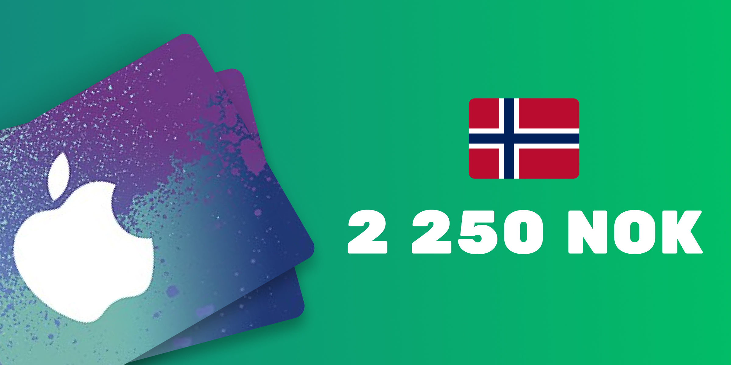 Apple iTunes Gift Card 2250 NOK